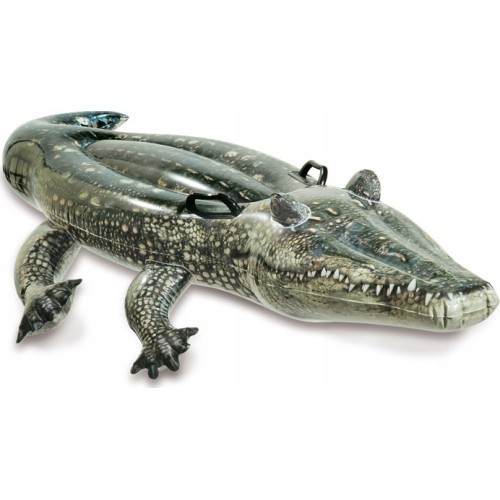 Надувной матрас для плавания крокодил 170 см INTEX 57551