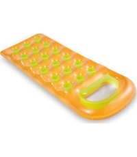 Inflatable swimming mattress 188 x 71 cm orange - 58895 INTEX