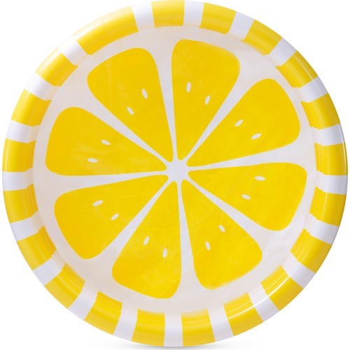 Надувной детский бассейн для куликов 147 см лимонный INTEX 58432