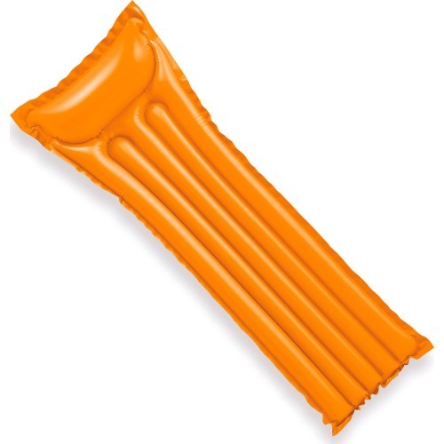 Inflatable swimming mattress 183x69 cm - orange 59703 INTEX
