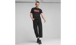 Puma мужская футболка Graphics Puma Wording Black 674475 01