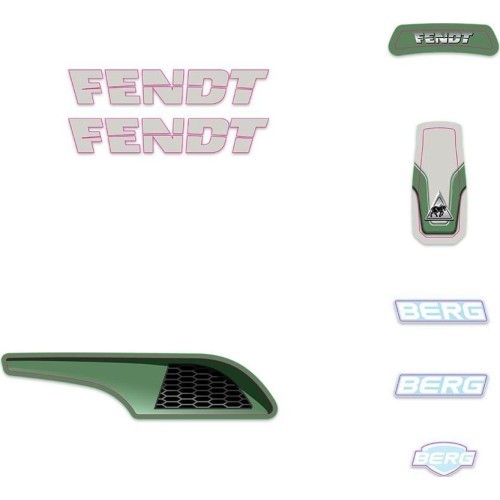 BERG Buddy 2.0 lipdukų rinkinys Fendt