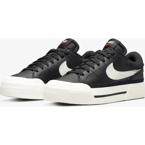 Женские кроссовки Nike Wmns Court Legacy чёрные DM7590 001