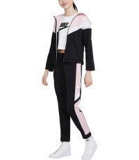 Спортивный костюм для девочек Nike U NSW Poly Wvn Ovrly Pink Black CU9202 013