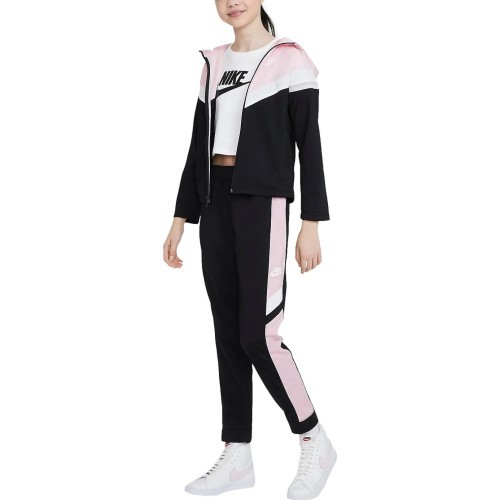 Спортивный костюм для девочек Nike U NSW Poly Wvn Ovrly Pink Black CU9202 013