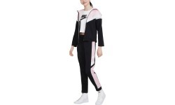 Nike Sportinis Kostiumas Mergaitėms U Nsw Poly Wvn Ovrly Pink Black CU9202 013