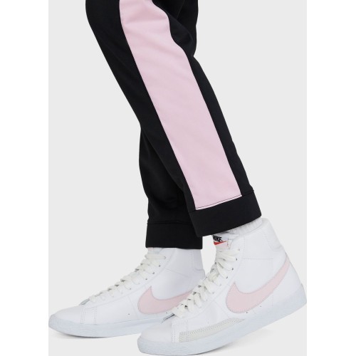 Nike Sportinis Kostiumas Mergaitėms U Nsw Poly Wvn Ovrly Pink Black CU9202 013