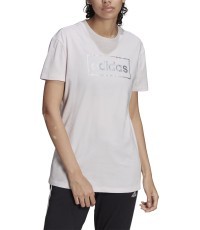 Adidas W Fl Bx G Tee Women's T-Shirt, Pink HC5569