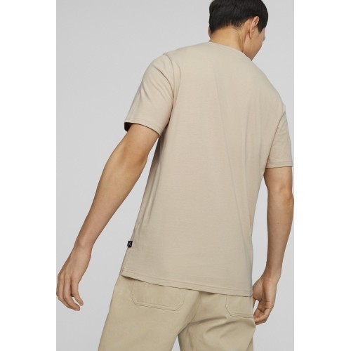 Мужская хлопковая футболка Puma Graphics Wording Cream 674475 88