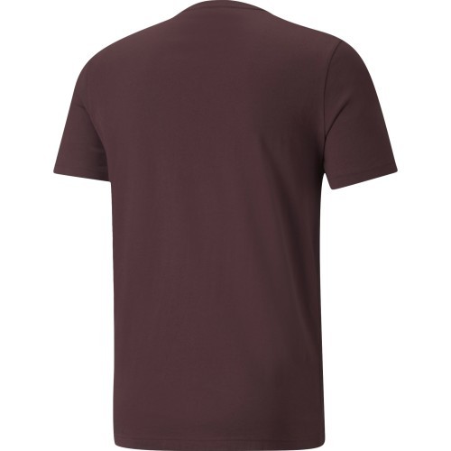 Мужская футболка Puma Ess Logo Tee, бордовая