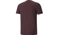 Puma Ess Logo Tee men's T-shirt, bordeaux
