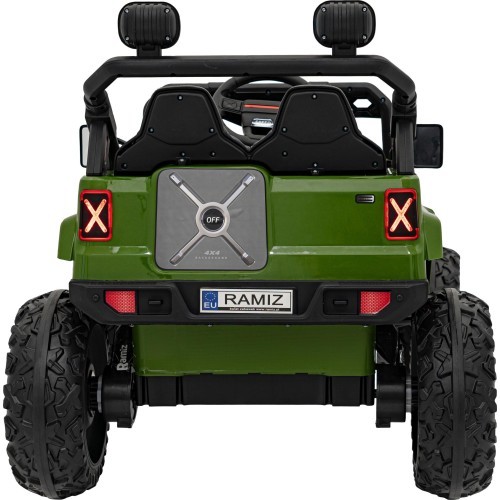 Elektromobilis OFF ROAD Speed, žalias