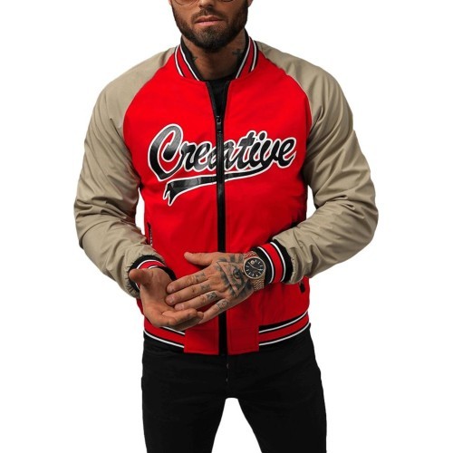 J.Style Men's Jacket Red 84M3011-270