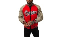 J.Style Men's Jacket Red 84M3011-270