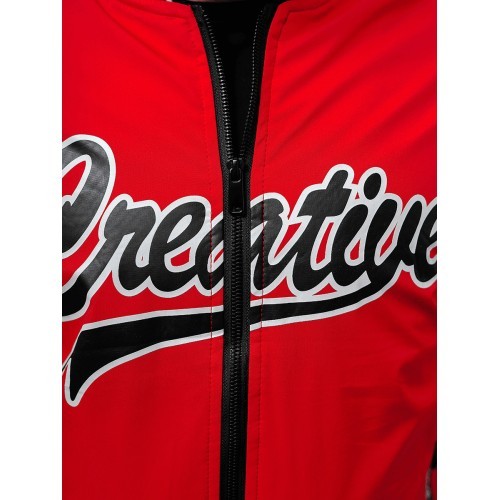 J.Style Men's Jacket Red 84M3011-270