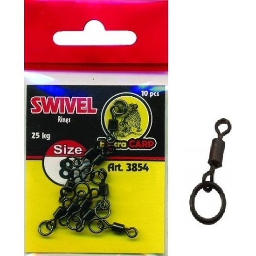 Вертлюг с кольцом Extra Carp, размер 8