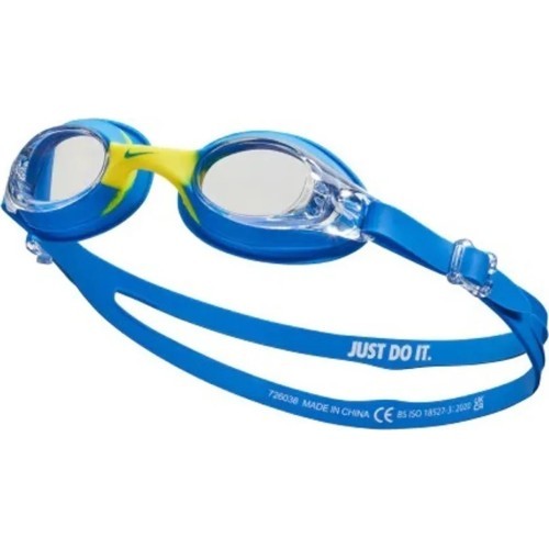 Nike Kids Swimming Goggles Nk Y Kids Lil Swoosh Goggle Blue Yellow NESSD138 458