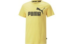 Puma Marškinėliai Paaugliams Ess Logo Tee Yellow 586960 43