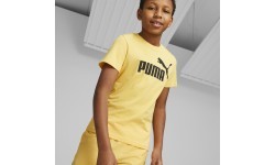 Подростковая футболка Puma ESS Logo Tee, жёлтая 586960 43