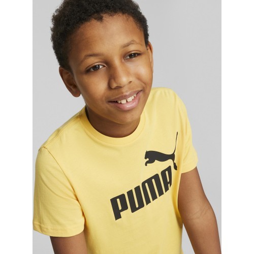 Подростковая футболка Puma ESS Logo Tee, жёлтая 586960 43