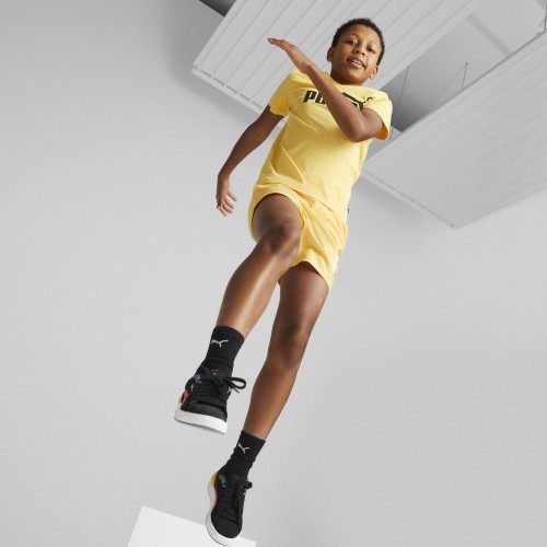 Подростковая футболка Puma ESS Logo Tee, жёлтая 586960 43