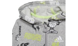 Adidas детский спортивный костюм I Grap Fz Hd Ft1 Grey Black GE0015