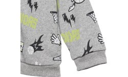 Adidas Sportinis Kostiumas Vaikams I Grap Fz Hd Ft1 Grey Black GE0015