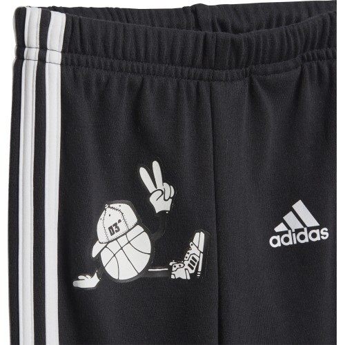 Adidas Kids Tracksuit I Grap Fz Hd Ft1 Grey Black GE0015