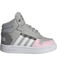 Adidas Avalynė Vaikams Hoops Mid 2.0 I Grey Pink GZ7779