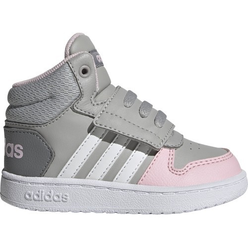 Adidas Avalynė Vaikams Hoops Mid 2.0 I Grey Pink GZ7779