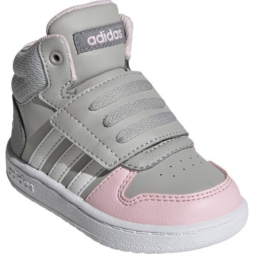 Детская обувь Adidas Hoops Mid 2.0 I, серо-розовая GZ7779