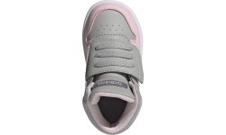 Детская обувь Adidas Hoops Mid 2.0 I, серо-розовая GZ7779