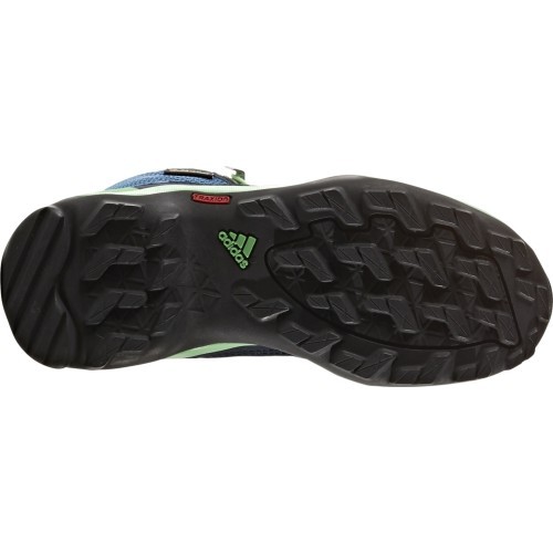 Детская обувь Adidas Terrex Mid GTX K сине-зелёная BB1953