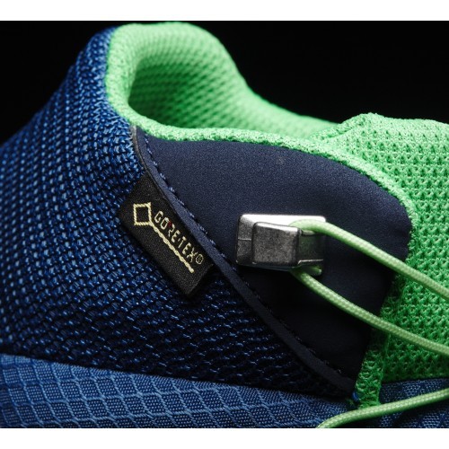 Детская обувь Adidas Terrex Mid GTX K сине-зелёная BB1953