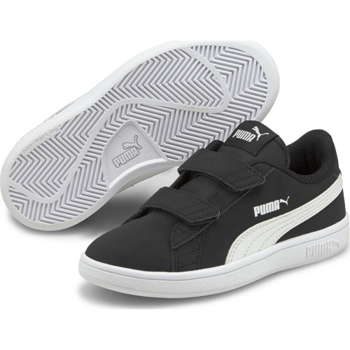 Детская обувь Puma Smash V2 Buck чёрная 365183 34