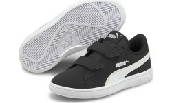 Детская обувь Puma Smash V2 Buck чёрная 365183 34
