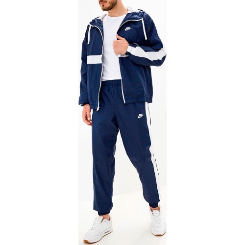 Nike Men's Tracksuit M NSW SCE Trk Suit HD Wvn Blue