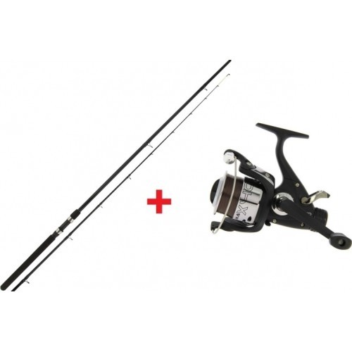 Meškerės ir ritės komplektas AP Feeder Max, 3m/75g + MAX40