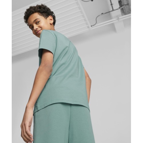 Puma Marškinėliai Paaugliams Ess Logo Tee Green 586960 84