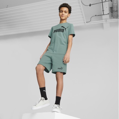 Puma Ess Logo Tee Junior T-Shirt Green 586960 84