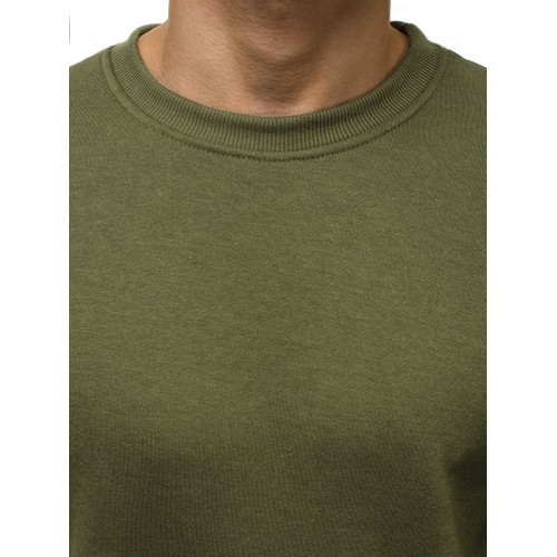 J.Style men's fleece sweatshirt, khaki 2001-29
