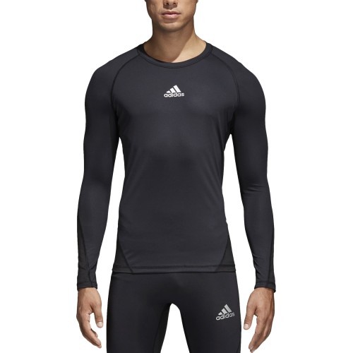 Футбольная футболка Adidas Alphaskin Sport LS Black CW9486