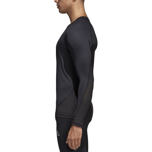 Футбольная футболка Adidas Alphaskin Sport LS Black CW9486