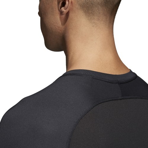 Adidas Alphaskin Sport LS Football Shirt Black CW9486
