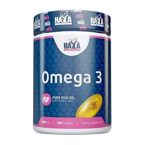 Haya Labs Omega 3 200 kaps. (žuvų taukai)