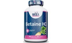 Haya Labs Betaine HCl 90 tabl. (Betaino hidrochloridas)