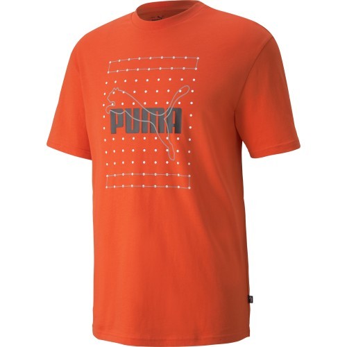 Puma Marškinėliai Vyrams Reflective Graphic Tee Orange