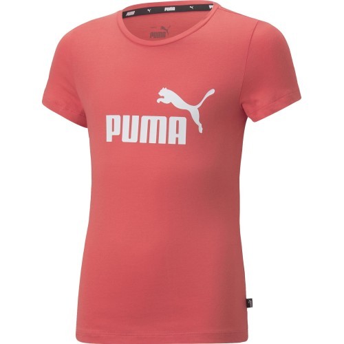 Футболка для подростков Puma Ess Logo Tee, коралловая 587029 58