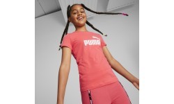 Футболка для подростков Puma Ess Logo Tee, коралловая 587029 58