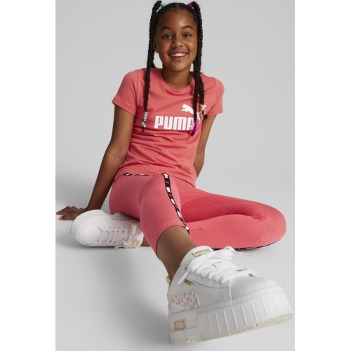 Футболка для подростков Puma Ess Logo Tee, коралловая 587029 58